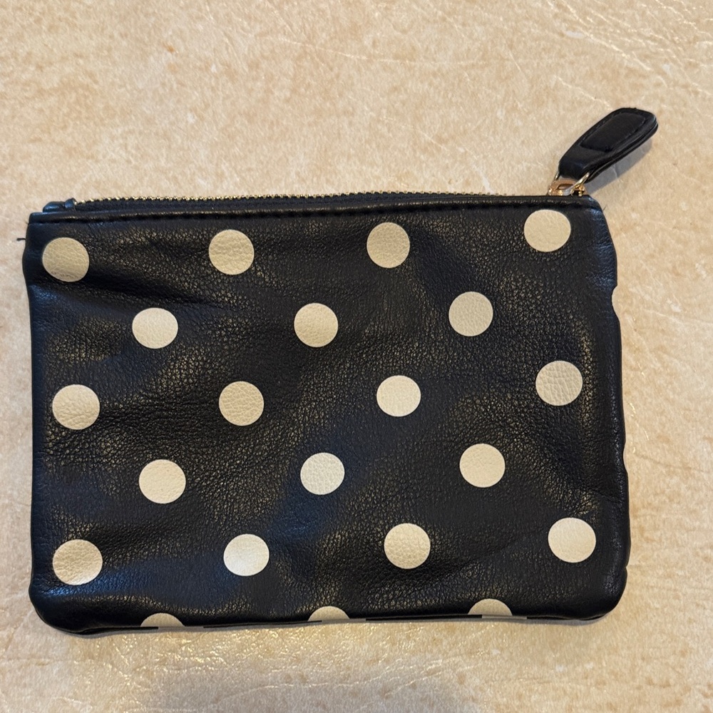 Under one sky Polka Dot Black and White Women's Clutch